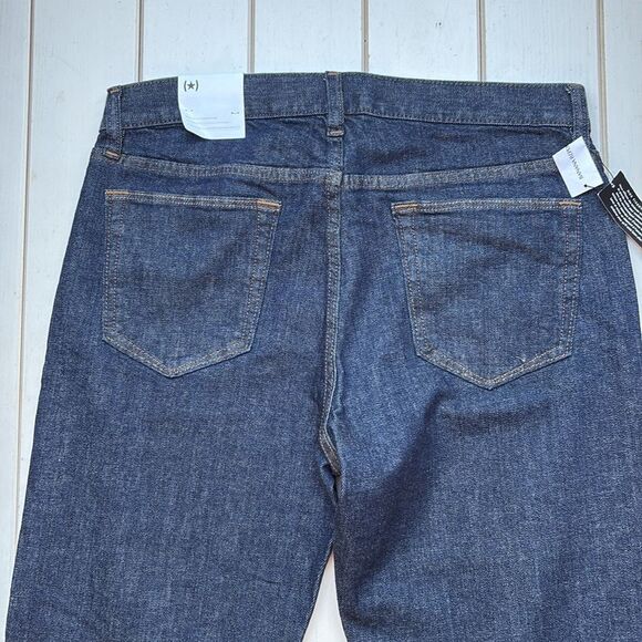 NWT BR Mid Rise Straight Leg Jeans (Hemmed) - Picture 5 of 14